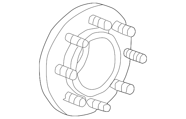 F81Z-1104-DG Деталь HUB ASSY, RIGHT