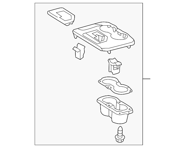 58805-06551-C0 Деталь CONSOLE PANEL