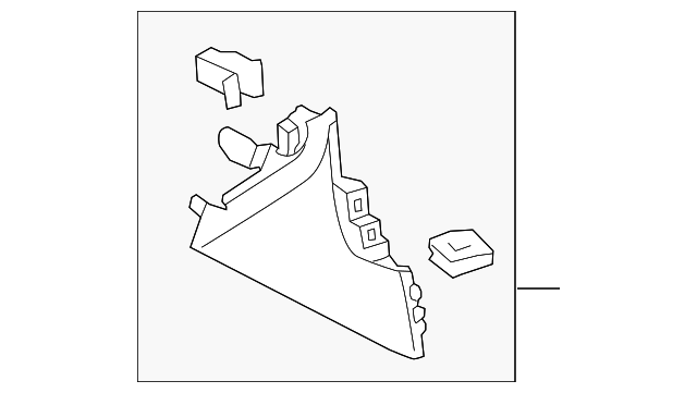 58816-06050-B1 Деталь FRONT TRIM, RIGHT