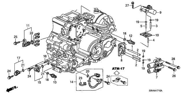 TRANSMISSION - AUTOMATIC/AT SENSOR - SOLENOID ('06-) for 2007 Honda PILOT #1