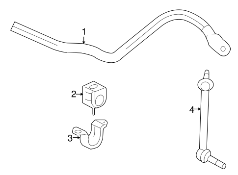 i-290 STABILIZER BAR & COMPONENTS
