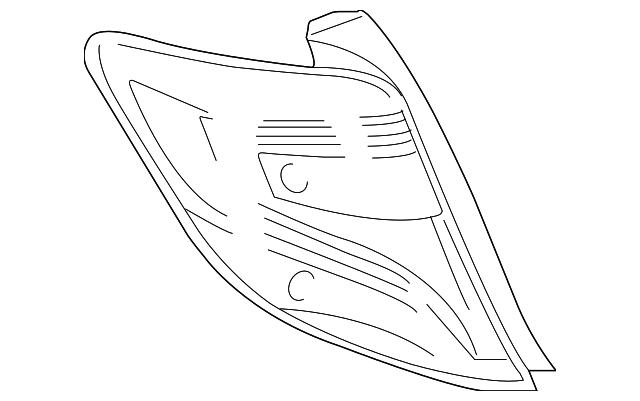 81561-0D620 TAIL LAMP ASSY, LEFT