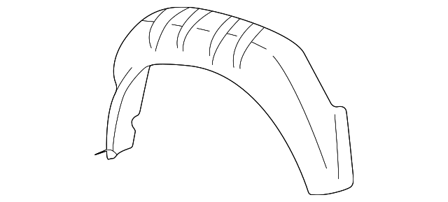 YL3Z-8427886-AA WHEELHOUSE LINER, RIGHT