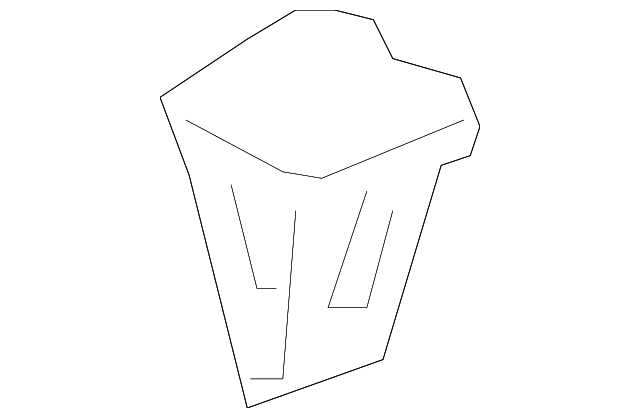 11609356 Деталь COWL GRILLE RETAINER NUT, LEFT