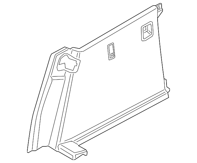 51-47-7-369-421 Деталь SIDE TRIM PANEL, LEFT