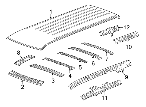 Escalade ESV ROOF & COMPONENTS 2