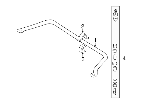 Cavalier STABILIZER BAR & COMPONENTS