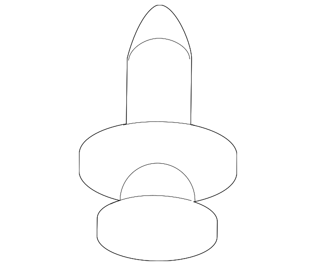 11589297 LOWER DEFLECTOR CLIP