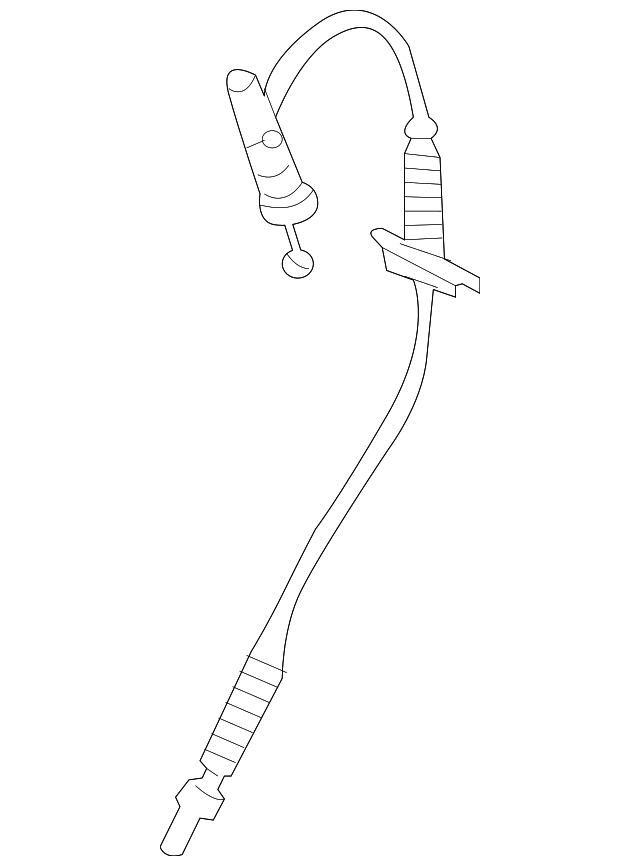 51-20-3-402-593 Деталь LOCK CABLE, LEFT