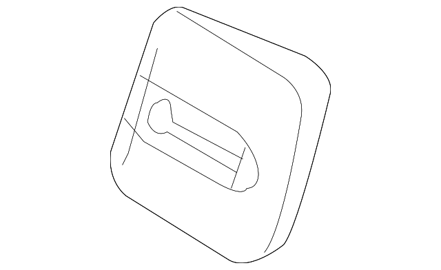 51-21-3-413-732 Деталь STRIKER PLATE COVER, LEFT