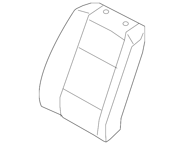 52-10-9-139-925 SEAT BACK COVER, LEFT
