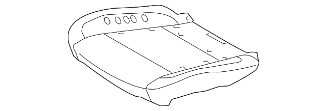 52-10-9-144-814 SEAT CUSHION PAD, RIGHT