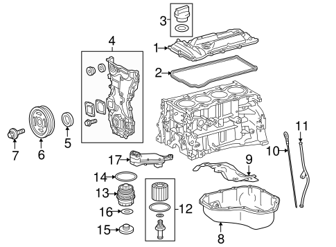 Camry ENGINE PARTS 2