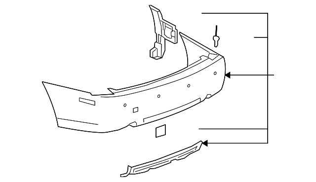 19180574 BUMPER COVER