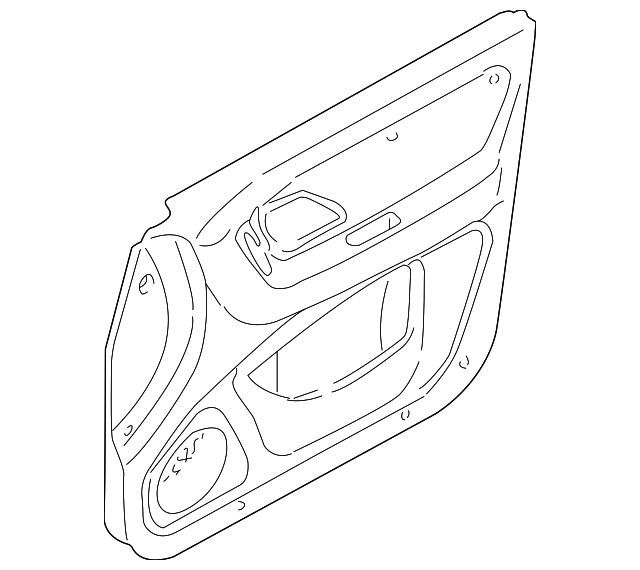EC0168430T22 Деталь DOOR TRIM PANEL, RIGHT