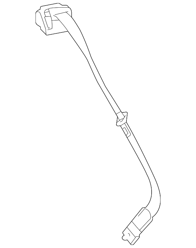 19149851 Деталь BELT & RETRACTOR, LEFT
