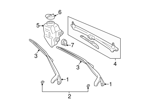Dakota WIPER & WASHER COMPONENTS