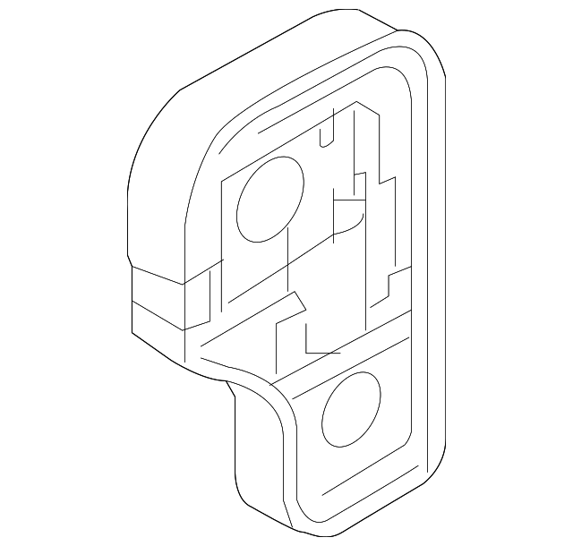 7P6-945-257 Деталь SOCKET PANEL, LEFT