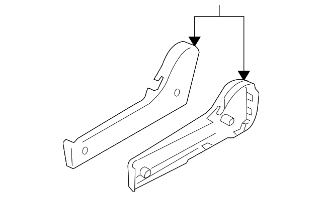 8524055G00P4Z Деталь INNER COVER, RIGHT