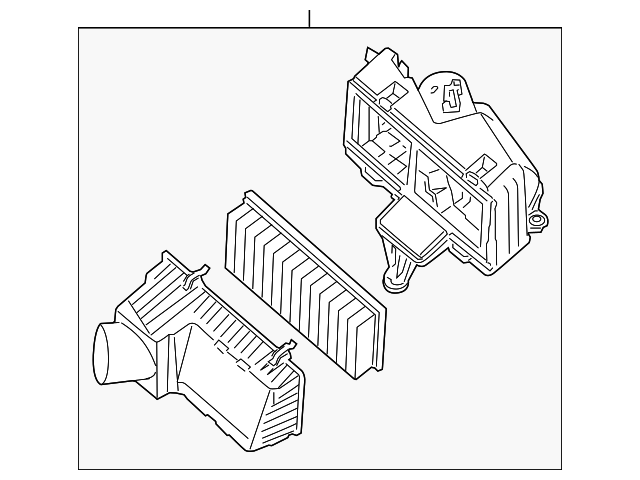16500-JA80D Деталь AIR CLEANER ASSY