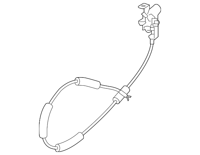 19316980 Деталь CONTROL CABLE, LEFT