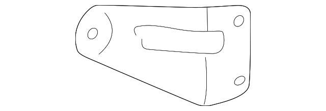 10277923 STOP BRACKET, LEFT