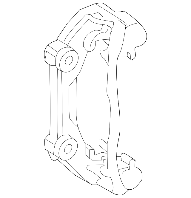000-420-62-15 Деталь CALIPER MOUNT, RIGHT