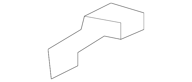 NE51-50-655 Деталь BELT MOLDING PROTECTOR, LEFT