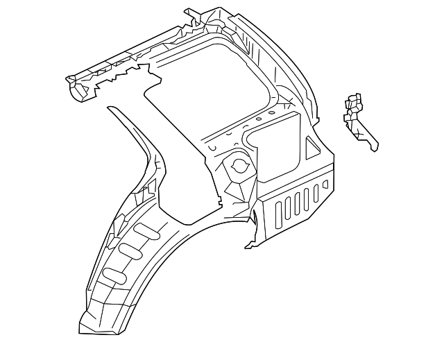 5301D699 Деталь INNER PANEL, LEFT