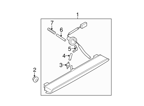 Outback HIGH MOUNTED STOP LAMP