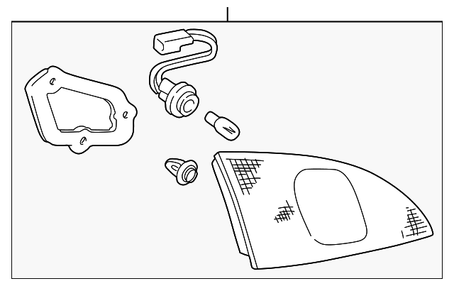 81670-02010 Деталь BACKUP LAMP ASSY, RIGHT