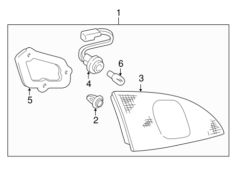 Corolla BACKUP LAMPS