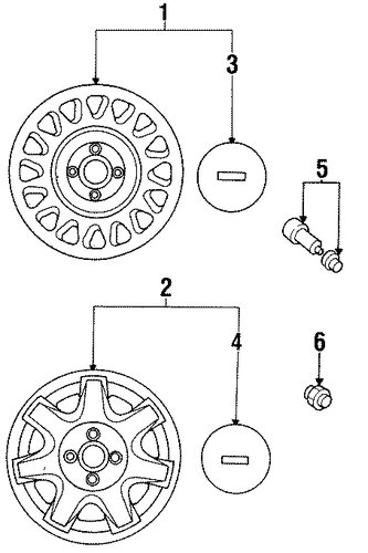 Protege WHEELS & TRIM