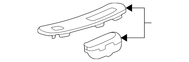 83711-S87-A51ZA Деталь PANEL, R. RR. PULL POCKET *TWOOD* (WOOD 