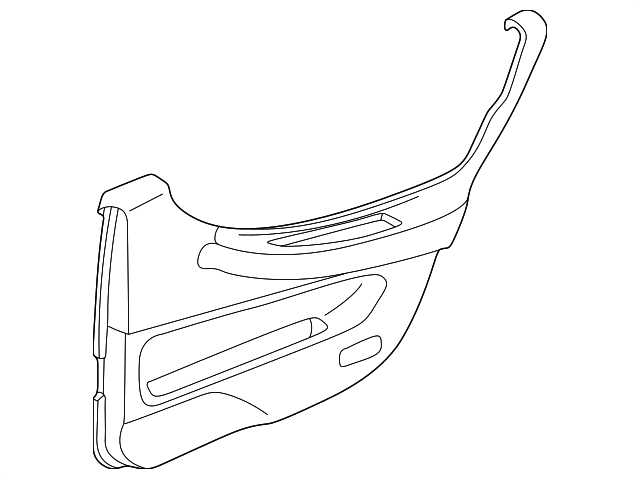 83783-S87-A11ZB Деталь LINING, L. RR. DOOR *NH284L* (LIGHT QUAR