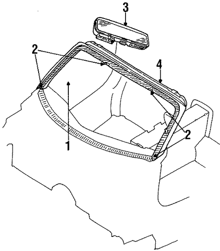 Prowler GLASS - WINDSHIELD