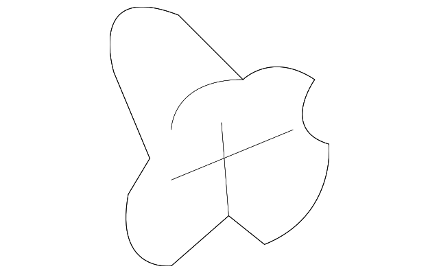 10300287 HANDLE, OUTSIDE RETAINER