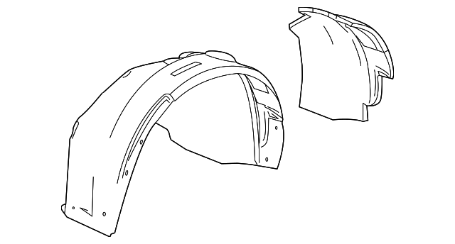 22868774 Деталь FENDER LINER, RIGHT