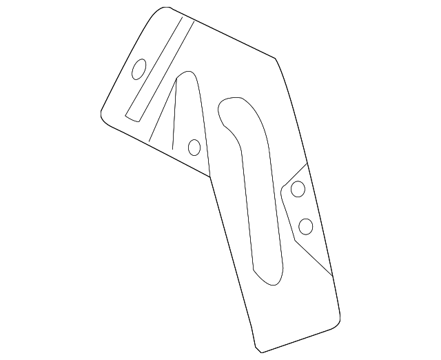 20884507 Деталь FENDER BRACE, RIGHT
