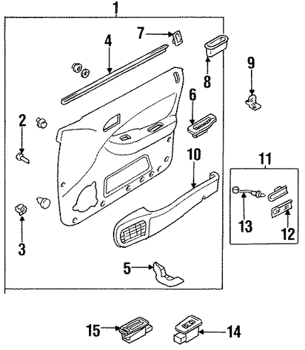 Sephia FRONT DOOR TRIM