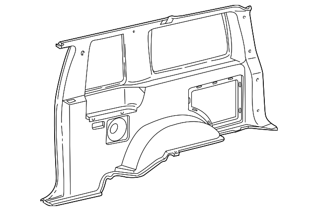 F87Z9831012AAC Деталь QTR TRIM, RIGHT