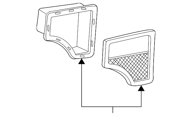 F5TZ7831500A Деталь COMPARTMENT BOX