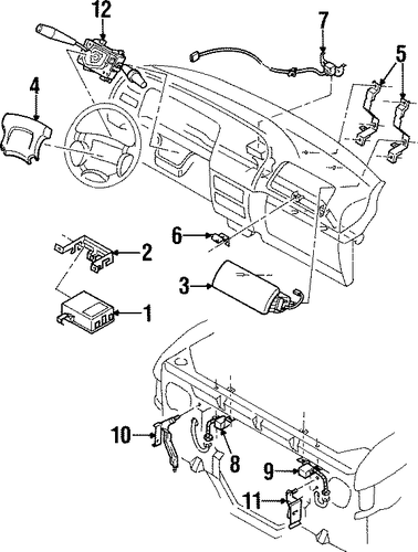 Trooper AIR BAG COMPONENTS