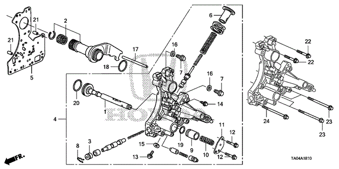 TRANSMISSION - AUTOMATIC/AT REGULATOR BODY (V6) for 2010 Honda ACCORD SEDAN #1