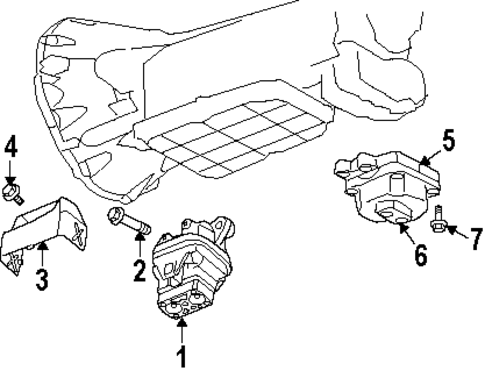 Magnum ENGINE & TRANS MOUNTING