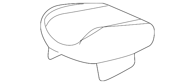 19127693 Деталь SEAT COVER, RIGHT