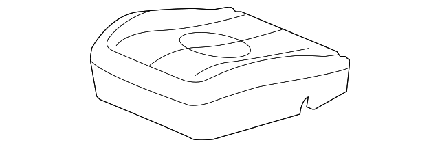 88982034 Деталь SEAT CUSHION PAD, LEFT
