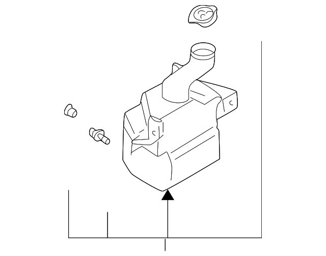 MR522403 Деталь WASHER RESERVOIR