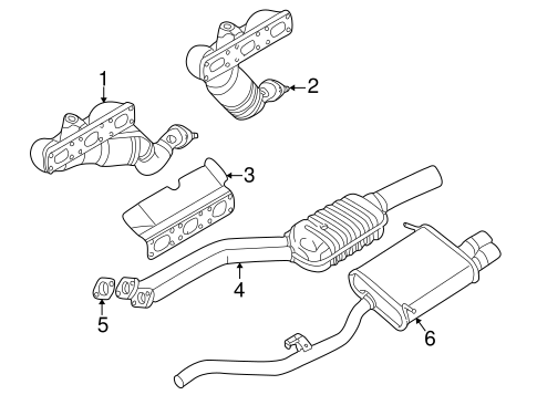 Z3 EXHAUST COMPONENTS