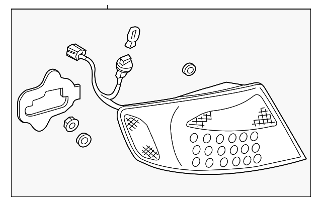 26550AL526 Деталь TAIL LAMP ASSY, RIGHT